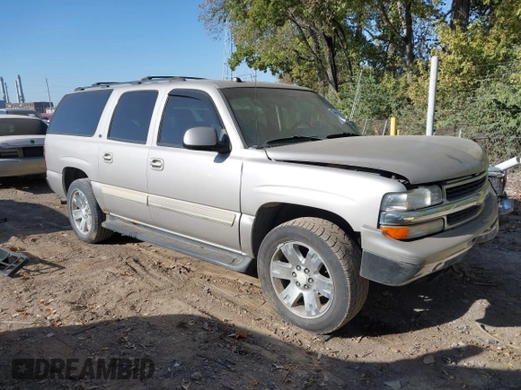 2005 Chevrolet Suburban LT with VIN 3GNFK16Z85G187465, listed as a IAAI auction lot 41875358 with 206,370 mi miles and . Bid and sale history available at DreamBid. Image 1.