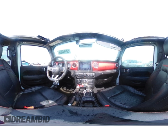 2019 Jeep Wrangler Unlimited Rubicon with VIN 1C4HJXFG3KW640345, listed as a Copart auction lot 50764465 with 131,618 mi miles and Clean title. Bid and sale history available at DreamBid. Image 16.