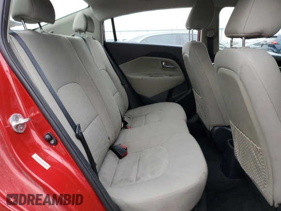 2015 Kia Rio LX with VIN KNADM4A34F6448489, listed as a Copart auction lot 50269865 with 62,934 mi miles and Salvage Title. Bid and sale history available at carsss.com. Image 10.