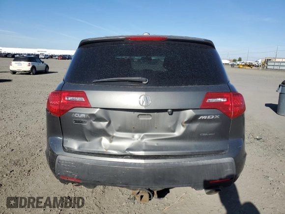 2007 Acura MDX Sport/Entertainment Pkg with VIN 2HNYD28847H524684, listed as a Copart auction lot 52983135 with 288,670 mi miles and Salvage Title. Bid and sale history available at carsss.com. Image 6.