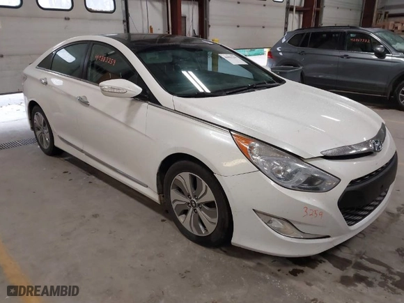 2015 Hyundai Sonata Hybrid Limited with VIN KMHEC4A40FA119364, listed as a IAAI auction lot 40883259 with 148,969 mi miles. Bid and sale history available at carsss.com. Image 1.