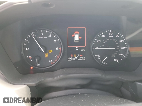 2025 Subaru Forester with VIN JF2SLDAC0SH476254, listed as a Copart auction lot 52015575 with 2,045 mi miles and Salvage title. Bid and sale history available at DreamBid. Image 9.