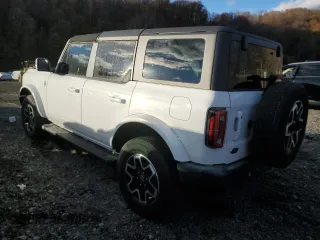 2024 Ford Bronco Outer Banks with VIN 1FMEE8BP9RLA03325, listed as a Copart auction lot 80522554 with 2,081 mi miles and Non Repairable. Bid and sale history available at DreamBid. Image 2.