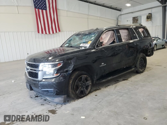 2019 Chevrolet Tahoe LT z VIN 1GNSKBKC5KR186372, wystawiony jako Copart lot #54781565 z przebiegiem 147 318 mil mil oraz Czysty tytuł • Clean title. Historia ofert i sprzedaży dostępna na DreamBid. Obrazek 1.