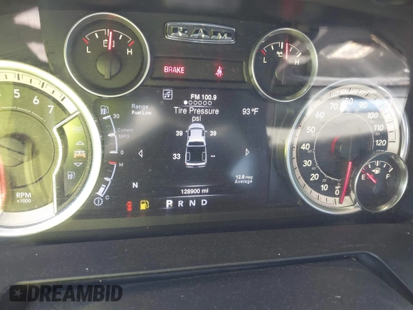 2016 Ram 1500 Big Horn with VIN 1C6RR6LT0GS159192, listed as a IAAI auction lot 41819883 with 128,900 mi miles. Bid and sale history available at carsss.com. Image 7.