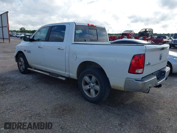 2018 Ram 1500 Big Horn with VIN 3C6RR6LT3JG162845, listed as a IAAI auction lot 42358934 with 61,992 mi miles and . Bid and sale history available at DreamBid. Image 3.