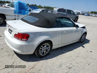 2008 BMW 1 Series 128i with VIN WBAUN13508VH77566, listed as a Copart auction lot 49605155 with 66,885 mi miles and Salvage Title. Bid and sale history available at DreamBid. Image 3.