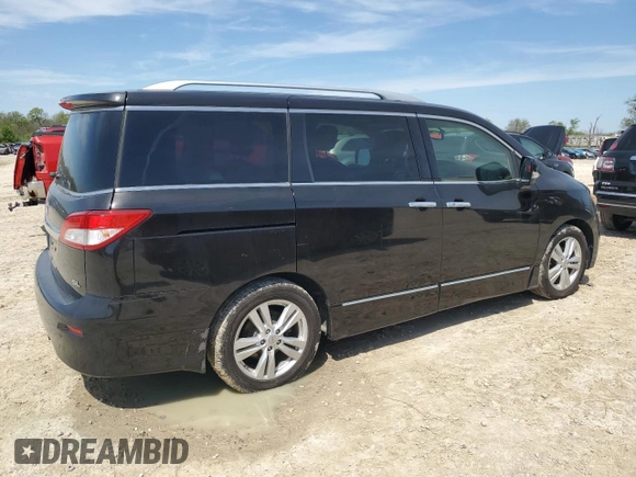 2014 Nissan Quest S with VIN JN8AE2KP1E9105066, listed as a Copart auction lot 52722365 with 140,840 mi miles and Salvage Title. Bid and sale history available at carsss.com. Image 3.