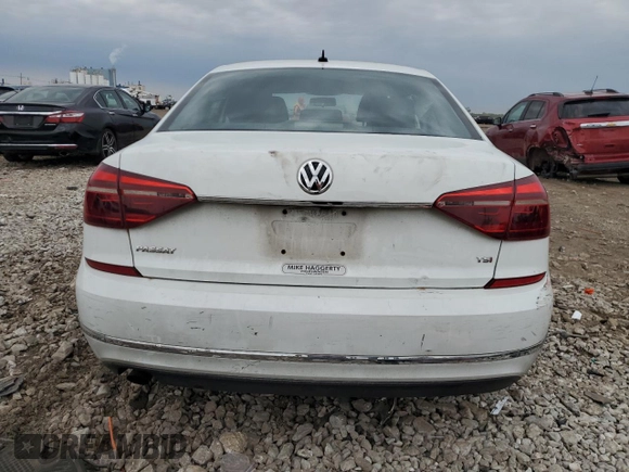 2017 Volkswagen Passat S with VIN 1VWAT7A39HC034393, listed as a Copart auction lot 58873325 with 112,084 mi miles and Salvage title. Bid and sale history available at DreamBid. Image 6.