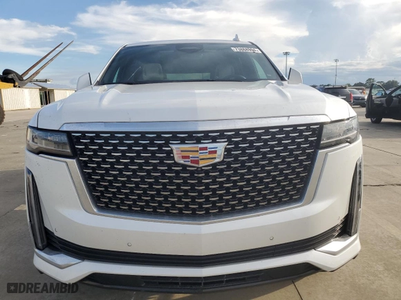 2023 Cadillac Escalade 4WD Premium Luxury with VIN 1GYS4BKL2PR422237, listed as a Copart auction lot 73868994 with 13,493 mi miles and Salvage Title. Bid and sale history available at carsss.com. Image 5.