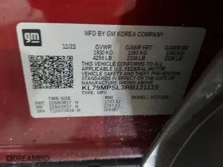 2024 Chevrolet TrailBlazer LT with VIN KL79MPSL3RB121115, listed as a Copart auction lot 89150985 with 3,759 mi miles and Salvage Title. Bid and sale history available at carsss.com. Image 13.