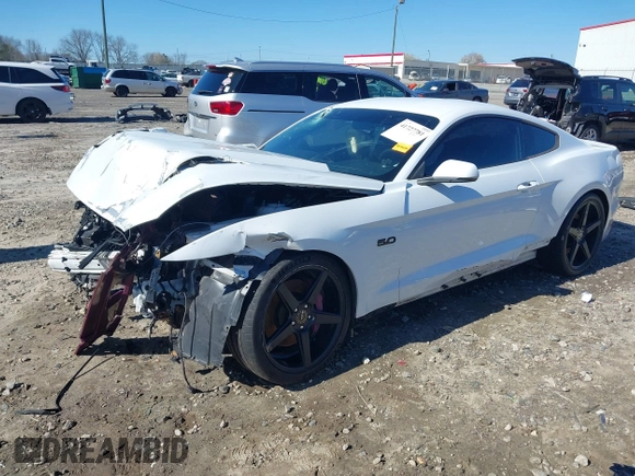 2015 Ford Mustang GT with VIN 1FA6P8CF6F5354045, listed as a IAAI auction lot 41727781 with 105,448 mi miles and . Bid and sale history available at carsss.com. Image 2.