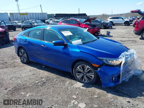 2017 Honda Civic Sedan EX-T with VIN 19XFC1F32HE207503, listed as a IAAI auction lot 41942040 with 60,983 mi miles. Bid and sale history available at carsss.com. Image 1.