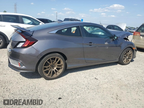 2017 Honda Civic Si with VIN 2HGFC3A56HH752212, listed as a Copart auction lot 52446995 with 134,218 mi miles and Salvage Title. Bid and sale history available at DreamBid. Image 3.