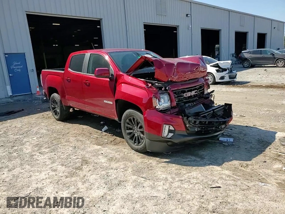 2022 GMC Canyon 2WD Elevation with VIN 1GTG5CENXN1117107, listed as a Copart auction lot 46647885 with 0 mi miles and Salvage Title. Bid and sale history available at carsss.com. Image 11.