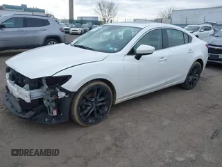 2016 Mazda 6 i Grand Touring with VIN JM1GJ1W54G1485851, listed as a IAAI auction lot 41629410 with 91,327 mi miles. Bid and sale history available at carsss.com. Image 16.
