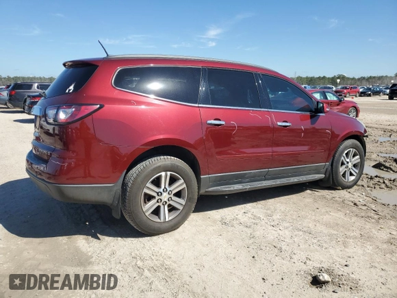 2016 Chevrolet Traverse LT with VIN 1GNKVGKDXGJ160157, listed as a Copart auction lot 47061075 with 100,013 mi miles and Salvage Title. Bid and sale history available at DreamBid. Image 3.