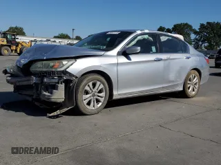 2013 Honda Accord LX z VIN 1HGCR2F36DA129085, wystawiony jako Copart lot #54827115 z przebiegiem 178 830 mil mil oraz Szkoda całkowita • Salvage title. Historia ofert i sprzedaży dostępna na DreamBid. Obrazek 1.