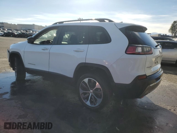 2022 Jeep Cherokee Limited with VIN 1C4PJMDX4ND555575, listed as a Copart auction lot 51074975 with 57,843 mi miles and Clean Title. Bid and sale history available at DreamBid. Image 2.