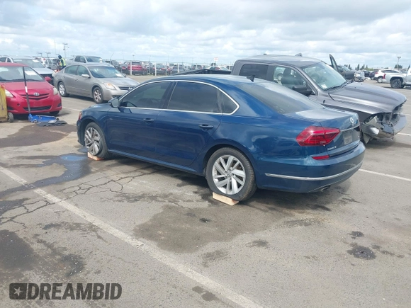 2018 Volkswagen Passat 2.0T SE with VIN 1VWBA7A30JC003243, listed as a IAAI auction lot 41895405 with 99,210 mi miles. Bid and sale history available at carsss.com. Image 3.