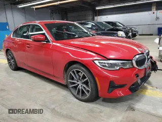 2021 BMW 3 Series 330e with VIN 3MW5P7J02M8C12528, listed as a Copart auction lot 49859615 with 0 mi miles and Salvage Title. Bid and sale history available at carsss.com. Image 4.