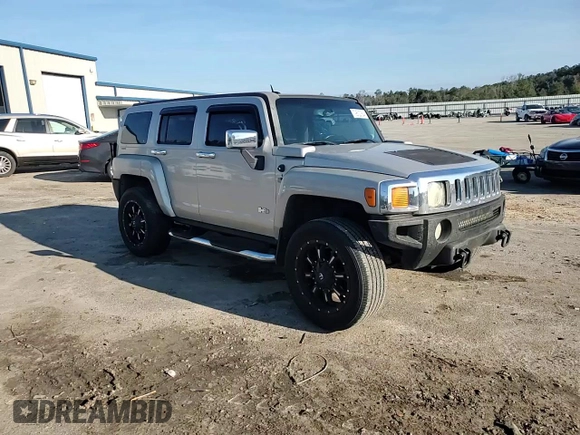 2007 Hummer H3 SUV with VIN 5GTDN13E478120727, listed as a Copart auction lot 79502354 with 151,598 mi miles and Salvage Title. Bid and sale history available at DreamBid. Image 12.