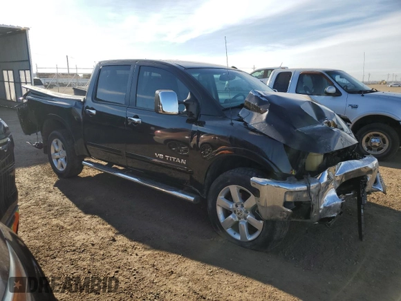2013 Nissan Titan SV with VIN 1N6AA0EC1DN310572, listed as a Copart auction lot 50017235 with 114,349 mi miles and Salvage title. Bid and sale history available at DreamBid. Image 4.