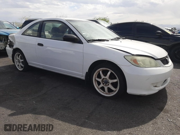 2005 Honda Civic VP SSRS z VIN 1HGEM22305L039210, wystawiony jako Copart lot #53686915 z przebiegiem 165 252 mil mil oraz Szkoda całkowita • Salvage title. Historia ofert i sprzedaży dostępna na DreamBid. Obrazek 4.