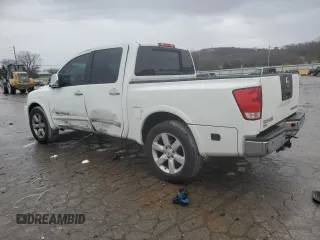 2009 Nissan Titan LE with VIN 1N6BA07D29N307293, listed as a Copart auction lot 42813355 with 259,046 mi miles and Salvage Title. Bid and sale history available at carsss.com. Image 2.
