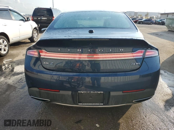 2017 Lincoln MKZ Hybrid Select with VIN 3LN6L5LU6HR656966, listed as a Copart auction lot 43932215 with 98,319 mi miles and Salvage Title. Bid and sale history available at DreamBid. Image 6.