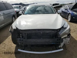 2018 Infiniti Q50 Luxe with VIN JN1EV7AP4JM363507, listed as a Copart auction lot 47868895 with 105,217 mi miles and Salvage Title. Bid and sale history available at DreamBid. Image 5.