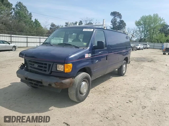 2005 Ford Econoline Cargo with VIN 1FTNE24W15HB22604, listed as a Copart auction lot 52352495 with 227,339 mi miles and Salvage Title. Bid and sale history available at carsss.com. Image 11.
