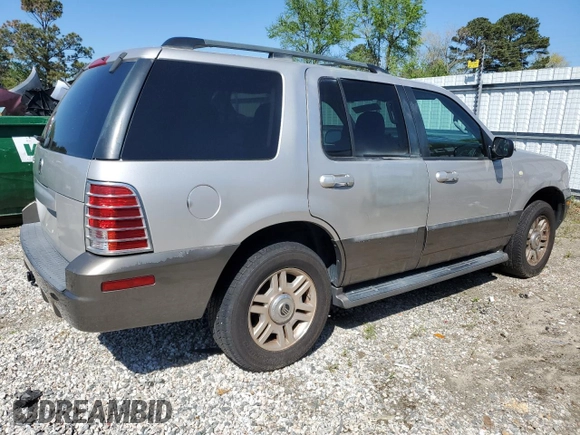 2004 Mercury Mountaineer Convenience с VIN 4M2ZU66K44UJ19279, выставлен на аукционе Copart как лот 51958385 с пробегом 205 221 миль миль и Списание • Salvage title. История ставок и продаж доступна на DreamBid. Изображение 3.