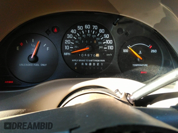 1998 Chevrolet Lumina with VIN 2G1WL52M2W9203672, listed as a IAAI auction lot 40291489 with 101,970 mi miles and . Bid and sale history available at DreamBid. Image 7.