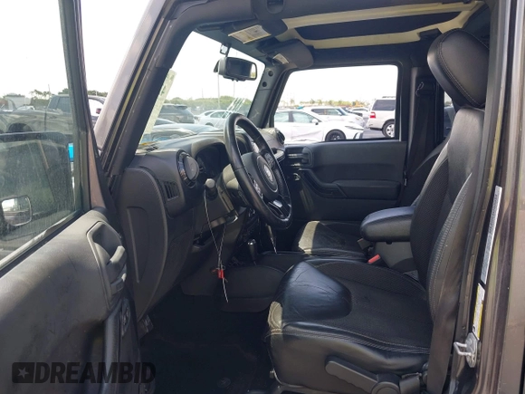 2017 Jeep Wrangler Unlimited Sahara with VIN 1C4BJWEG2HL612421, listed as a IAAI auction lot 42355409 with 81,708 mi miles and . Bid and sale history available at DreamBid. Image 5.