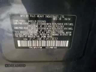 2015 Subaru Forester Touring with VIN JF2SJAWC2FH513632, listed as a Copart auction lot 52518235 with 123,953 mi miles and Non repairable. Bid and sale history available at DreamBid. Image 13.