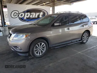 2013 Nissan Pathfinder S with VIN 5N1AR2MN3DC662876, listed as a Copart auction lot 63947765 with 165,025 mi miles and Clean title. Bid and sale history available at DreamBid. Image 1.