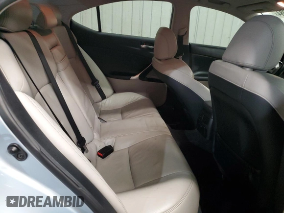 2011 Lexus IS 250 with VIN JTHBF5C25B5151146, listed as a Copart auction lot 82755984 with 168,462 mi miles and Salvage Title. Bid and sale history available at DreamBid. Image 10.