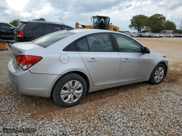 2016 Chevrolet Cruze Limited LS with VIN 1G1PC5SH7G7152096, listed as a Copart auction lot 51647535 with 139,992 mi miles and Salvage Title. Bid and sale history available at carsss.com. Image 3.
