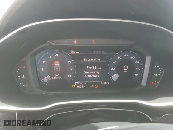 2021 Audi Q3 Premium with VIN WA1AUCF34M1155432, listed as a Copart auction lot 61790315 with 27,746 mi miles and Non repairable. Bid and sale history available at DreamBid. Image 9.