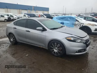 2014 Dodge Dart SXT with VIN 1C3CDFBB1ED693104, listed as a Copart auction lot 52308985 with 168,018 mi miles and Clean Title. Bid and sale history available at carsss.com. Image 4.