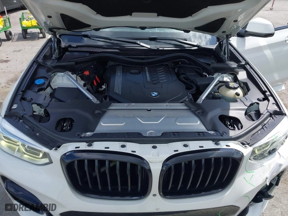 2021 BMW X3 M40i with VIN 5UXTY9C04M9G46876, listed as a IAAI auction lot 41965573 with 112,893 mi miles. Bid and sale history available at carsss.com. Image 10.