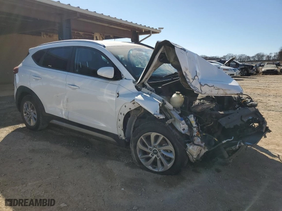 2017 Hyundai Tucson SE Plus with VIN KM8J33A4XHU267760, listed as a Copart auction lot 45309935 with 166,912 mi miles and Salvage Title. Bid and sale history available at carsss.com. Image 4.