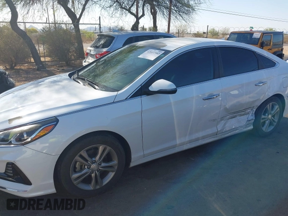 2018 Hyundai Sonata SEL with VIN 5NPE34AF5JH597271, listed as a IAAI auction lot 42001502 with 59,533 mi miles and . Bid and sale history available at DreamBid. Image 14.