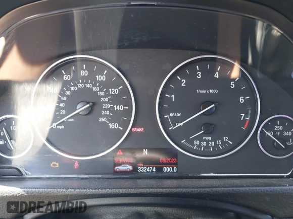 2013 BMW 3 Series 328i with VIN WBA3C1C51DF439693, listed as a IAAI auction lot 42644270 with 332,474 mi miles and . Bid and sale history available at DreamBid. Image 7.