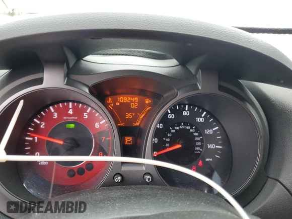 2013 Nissan Juke SV with VIN JN8AF5MV4DT230154, listed as a Copart auction lot 47546725 with 108,249 mi miles and Salvage Title. Bid and sale history available at carsss.com. Image 9.