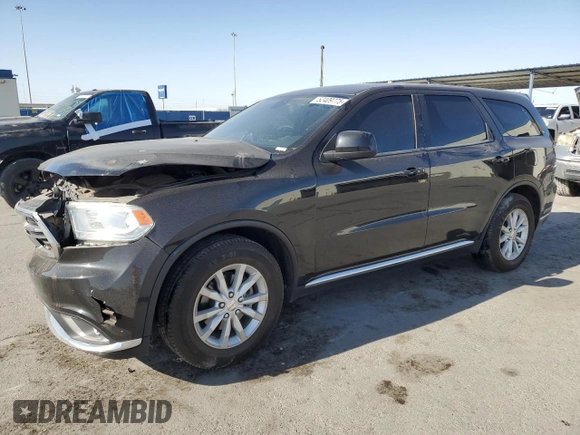2015 Dodge Durango SXT with VIN 1C4RDHAG2FC931046, listed as a Copart auction lot 52409775 with 164,509 mi miles and Salvage title. Bid and sale history available at DreamBid. Image 1.