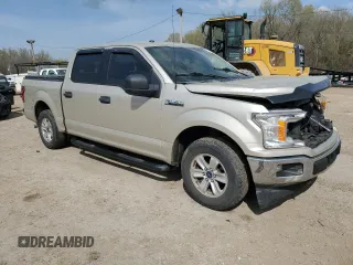 2018 Ford F-150 XL with VIN 1FTEW1CP7JFC86673, listed as a Copart auction lot 50733945 with 103,187 mi miles and Salvage Title. Bid and sale history available at carsss.com. Image 4.