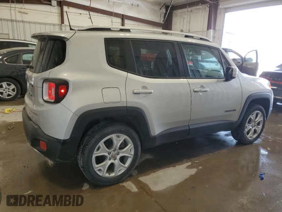 2018 Jeep Renegade Limited with VIN ZACCJBDB5JPH80185, listed as a Copart auction lot 59841045 with 90,798 mi miles and Clean title. Bid and sale history available at DreamBid. Image 3.
