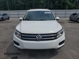 2017 Volkswagen Tiguan S with VIN WVGAV7AX7HK017576, listed as a Copart auction lot 58487455 with 100,034 mi miles and Salvage title. Bid and sale history available at DreamBid. Image 5.
